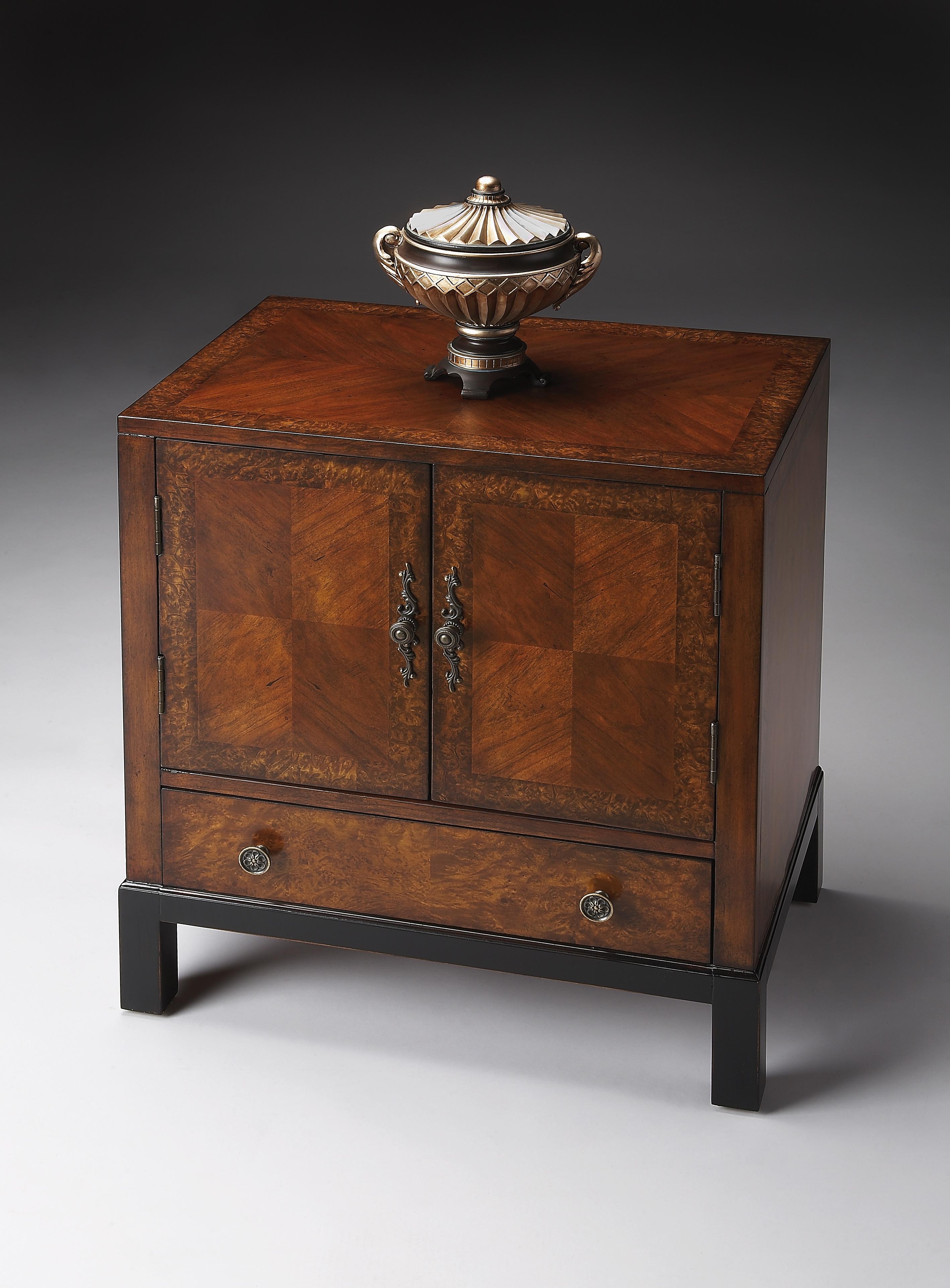 Mahogany outlet accent cabinet